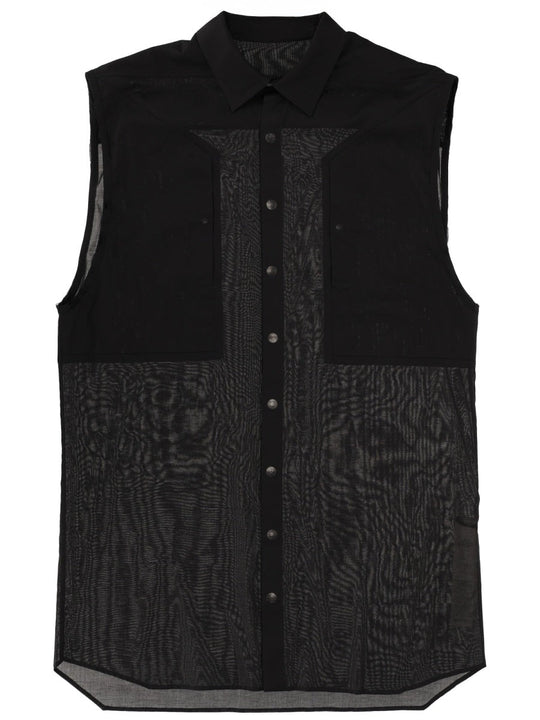 Rick Owens Sleeveless Shirt "Jumbo Sl"