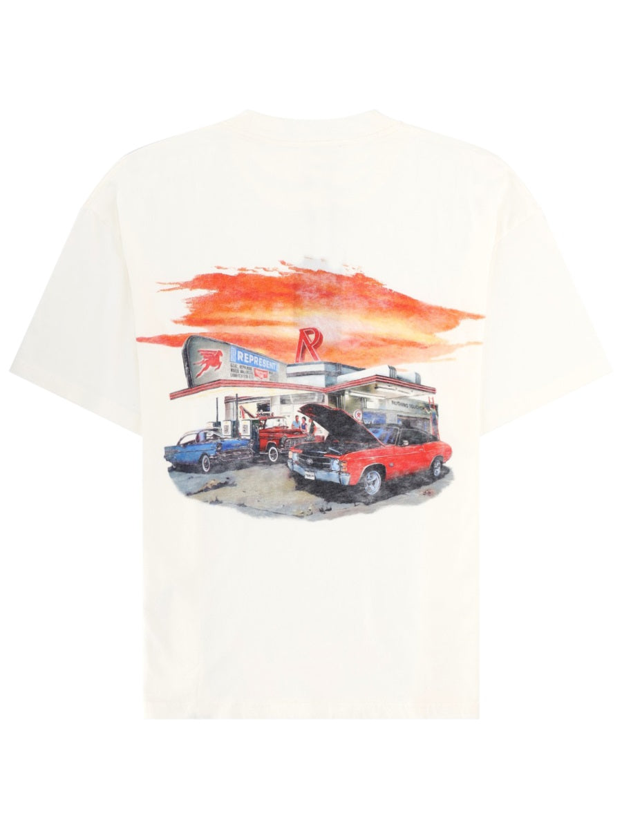 Represent T-Shirt Con Stampa "24 Hour Service"