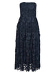 Rotate Birger Christensen 3D Lace Midi Dress