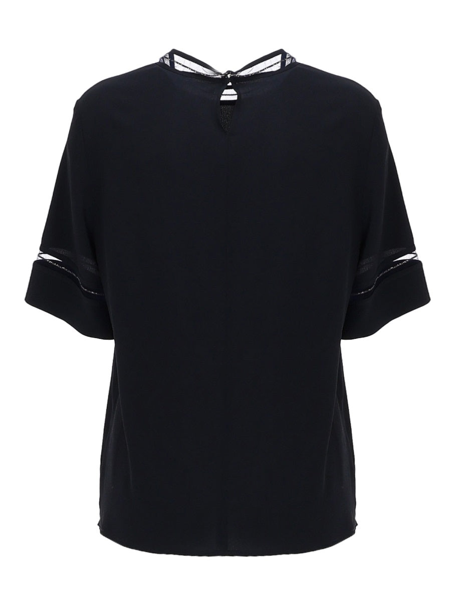Fabiana Filippi T-Shirt With Transparent Details