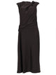 Theory Abito "Twist Bodice" In Satin