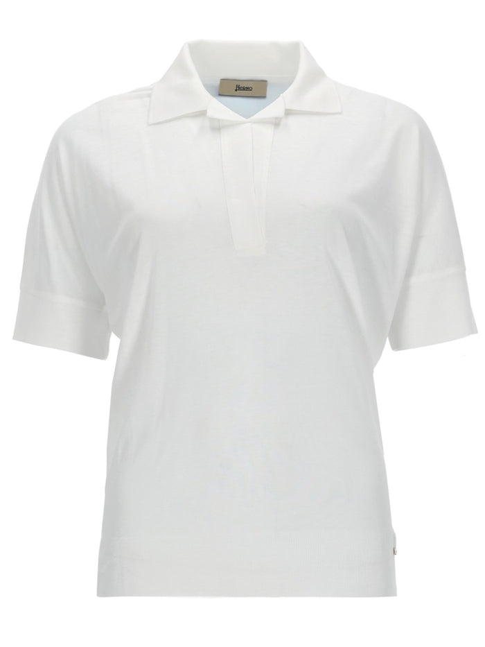 Herno Cotton Blend Polo Shirt