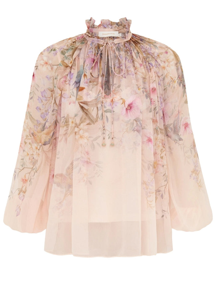Zimmermann "Billow Rebellion" Blouse