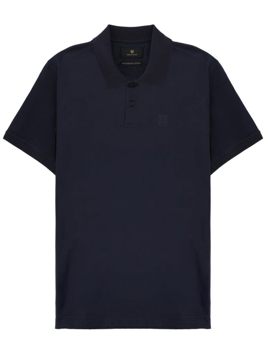 Belstaff Polo "Steel" Con Patch Logo