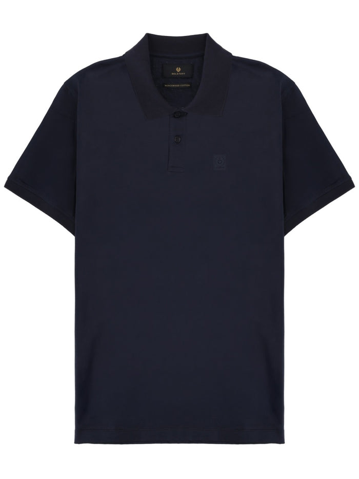 Belstaff Polo "Steel" Con Patch Logo