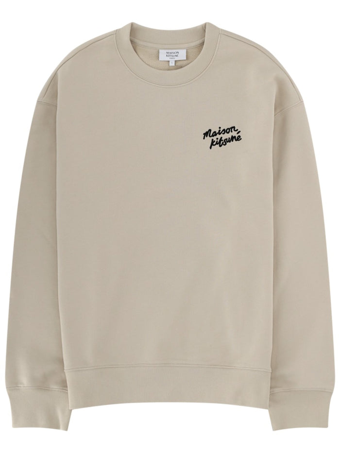 Maison Kitsuné Felpa Con Logo