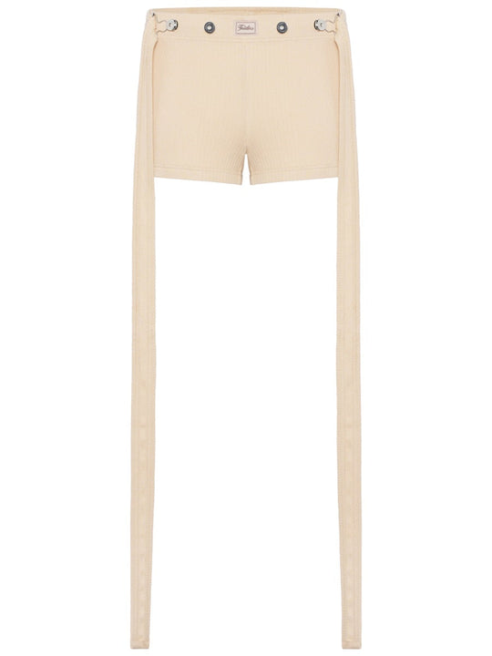 Jean Paul Gaultier Shorts With Logo Patch