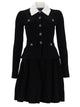 Self-Portrait Mini Dress With Contrasting Collar