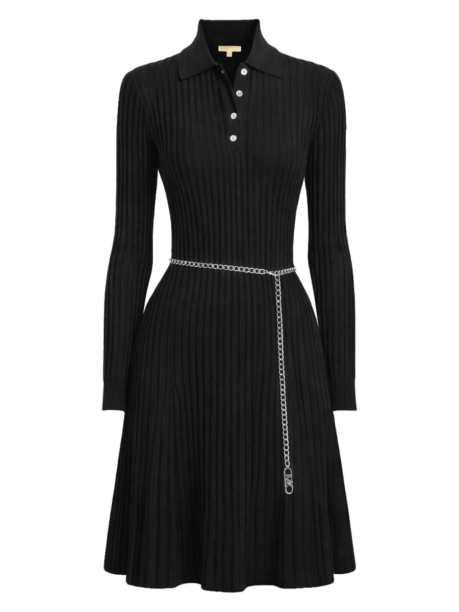 Michael By Michael Kors Polo Shirt Dress With Belt