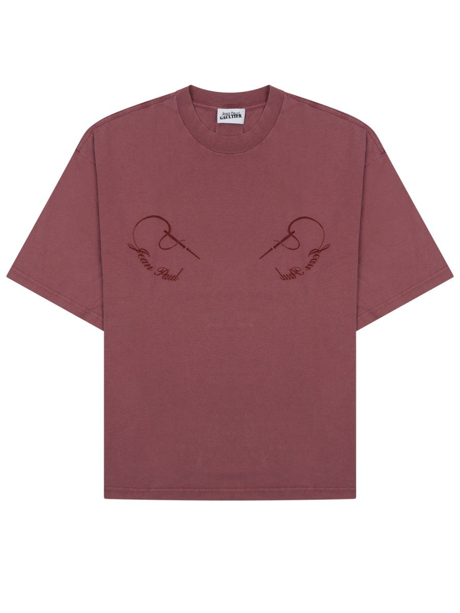 Jean Paul Gaultier T-Shirt "Needles" Con Logo
