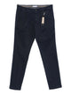 Manuel Ritz Navy Blue Cotton Trousers