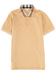 Burberry Polo Shirt With "Check" Collar