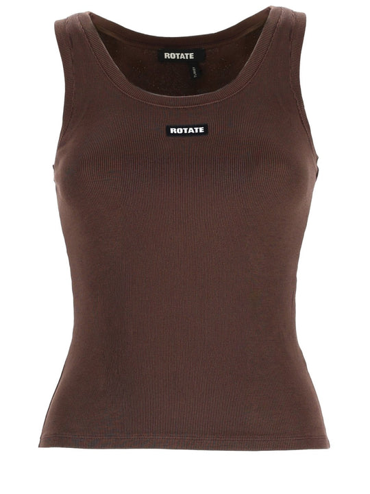 Rotate Birger Christensen Tank Top With Logo