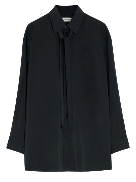 Lemaire Long Shirt With Tie