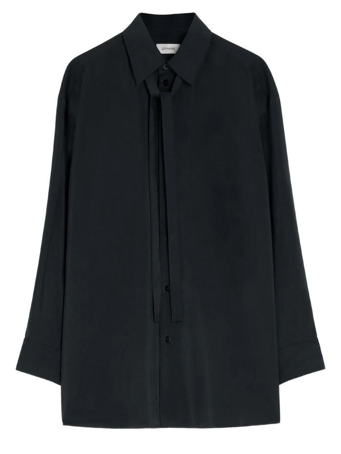 Lemaire Long Shirt With Tie