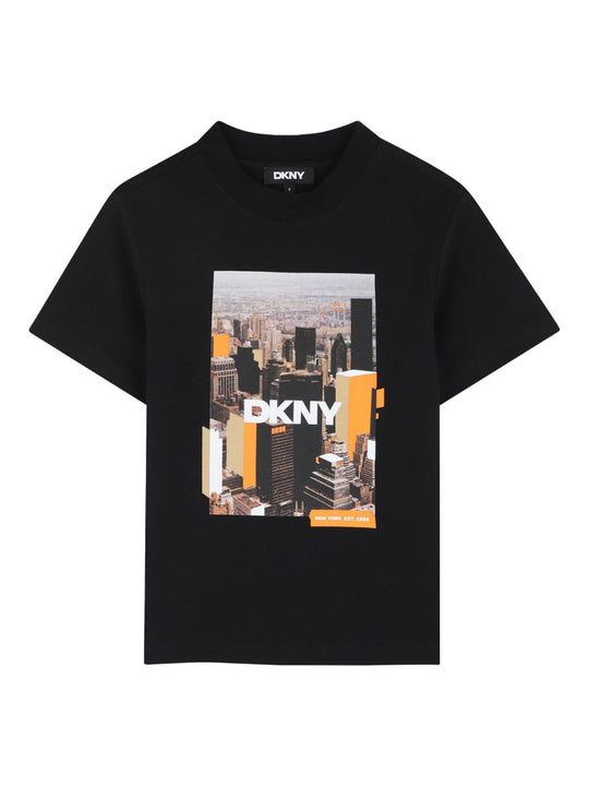 Dkny T-Shirt Con Stampa "New York"