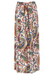 Etro Pantalone Palazzo Con Cintura E Motivo Paisley