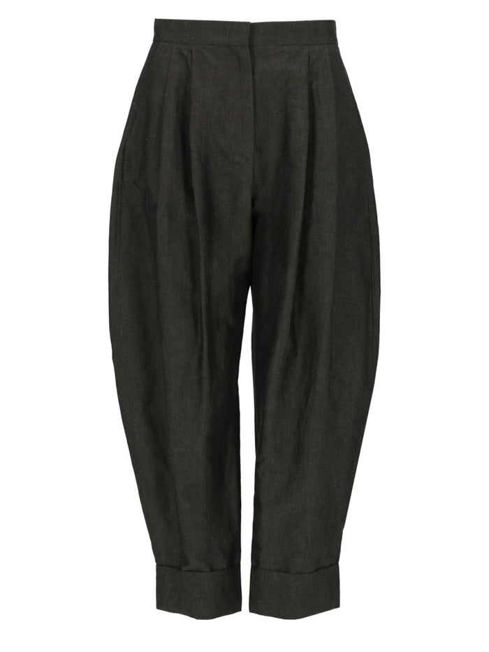 Pt Torino Pantalone "Cloe" In Lino E Cotone