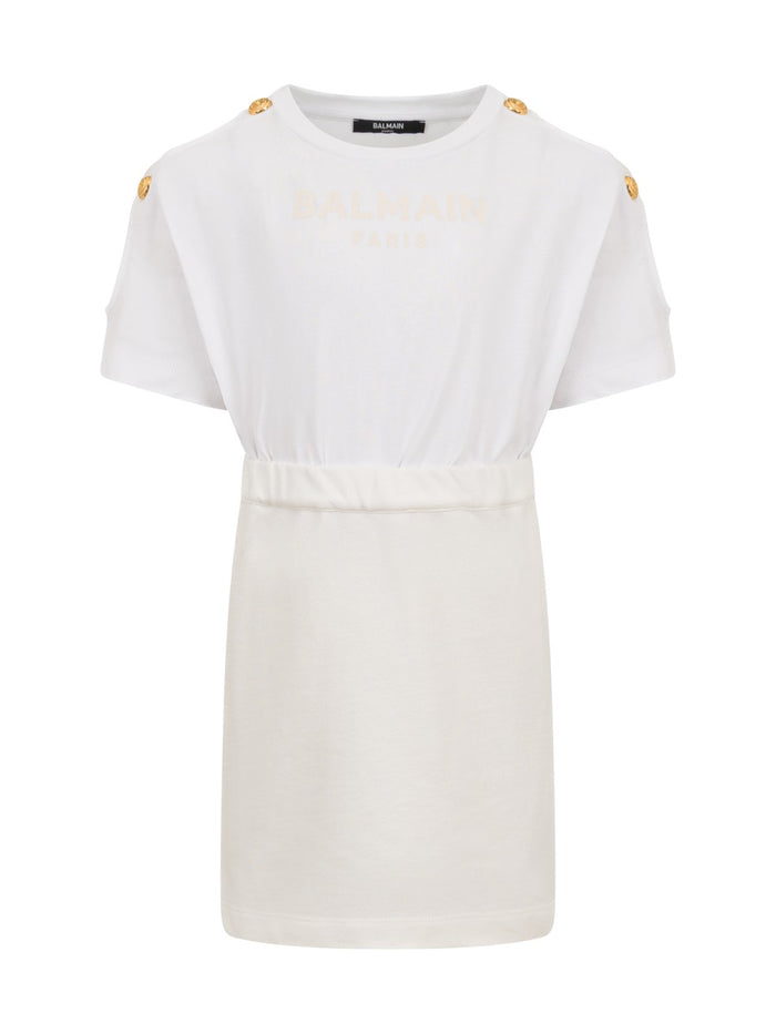 Balmain Dress With Logo