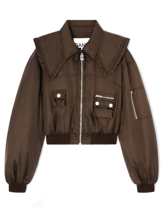 Ganni Bomber Jacket "Duchesse"