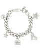 Marc Jacobs "The Mini Icon Charm" Chain Bracelet