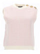 Balmain Sleeveless Top With Jewel Buttons
