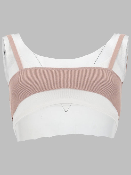 Diesel Top Bra Con Effetto Sovrapposto