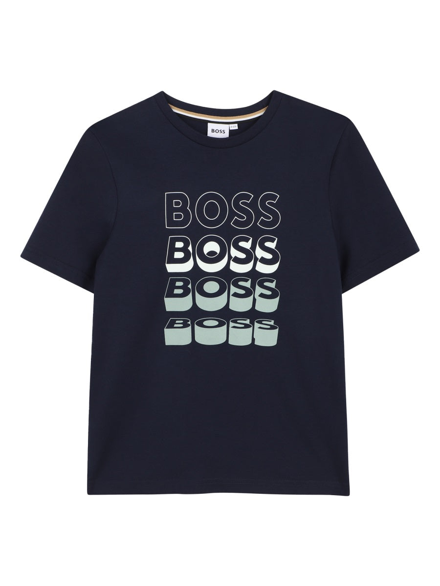 Boss T-Shirt Con Stampa Logo