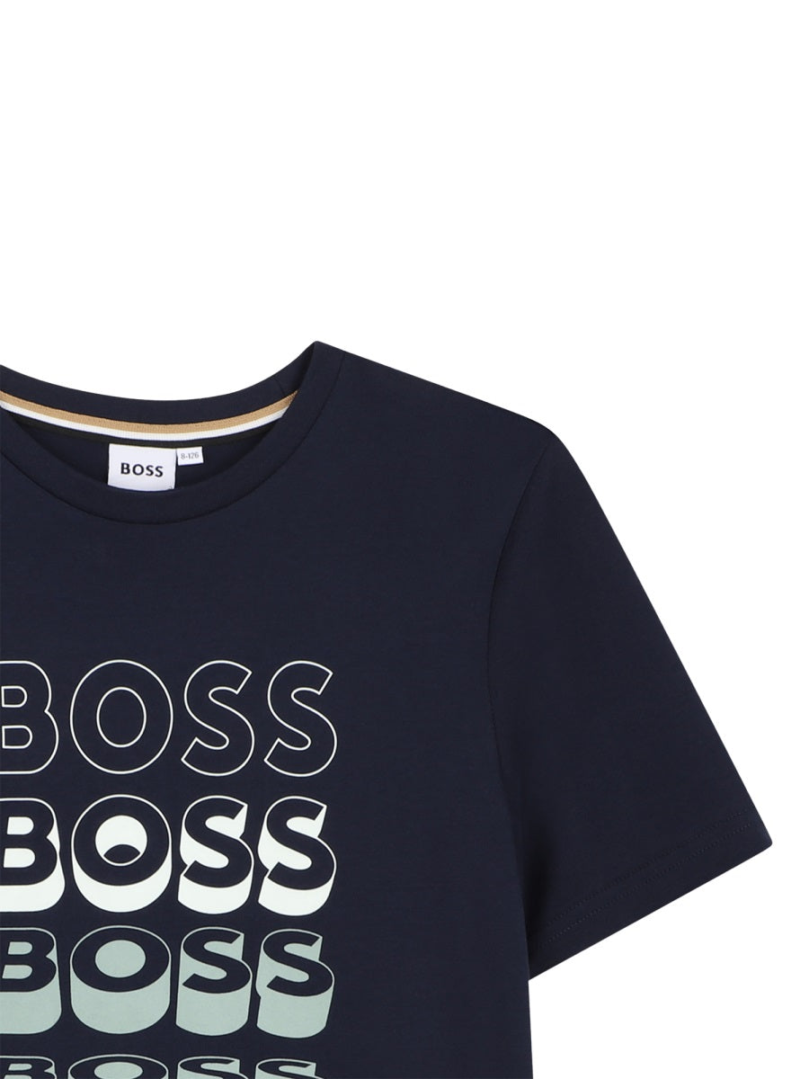 Boss T-Shirt Con Stampa Logo