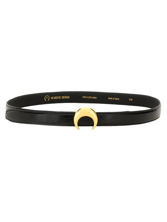Marine Serre Belt With Buckle "Moon"
