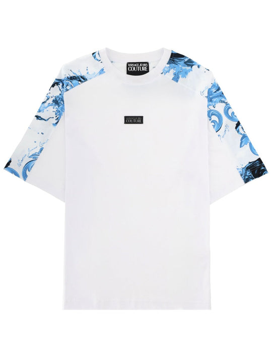 Versace Jeans Couture T-Shirt Con Placca Logo