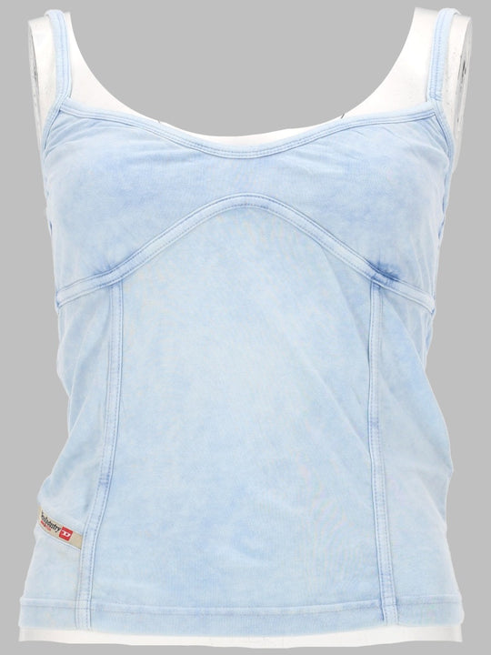 Diesel Top "T-Ony" In Denim