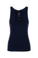 Prada Navy Blue Cotton Tank Top