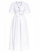 Ganni V-Neck Midi Dress