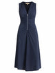Michael By Michael Kors Midi Dress With Zipper