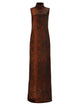 Jean Paul Gaultier Python Print Long Dress