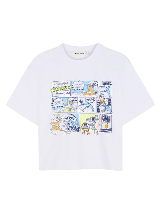 Billieblush T-Shirt Con Stampa "Fumetti"