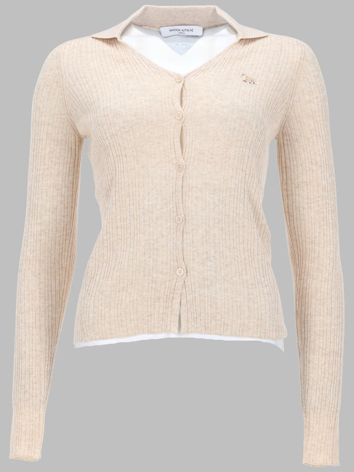 Maison Kitsuné Cardigan "Baby Fit"