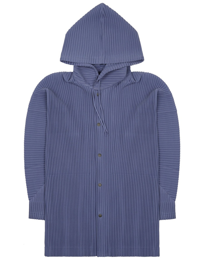 Homme Plisse Issey Miyake Felpa Plissettata Con Bottoni