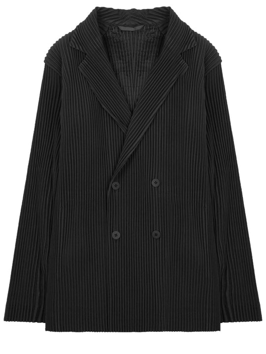 Homme Plisse Issey Miyake Giacca Plissettata Doppiopetto