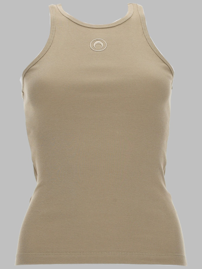 Marine Serre Top Con Logo "Moon"