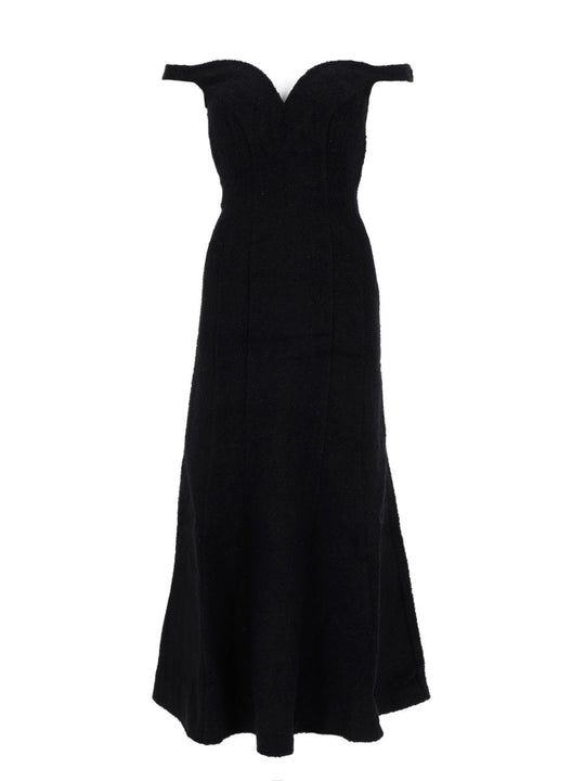 Self-Portrait Boucle Midi Dress