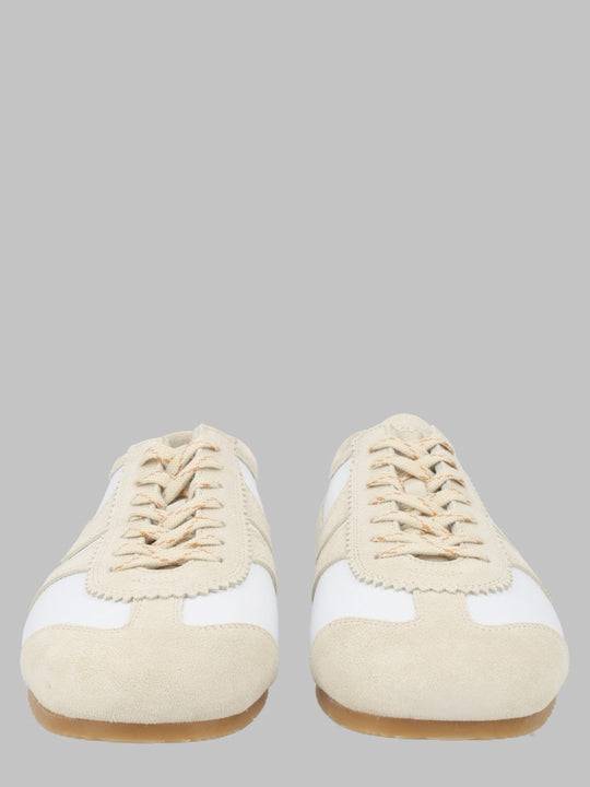 Dries Van Noten Sneaker In Pelle Con Dettagli In Suede