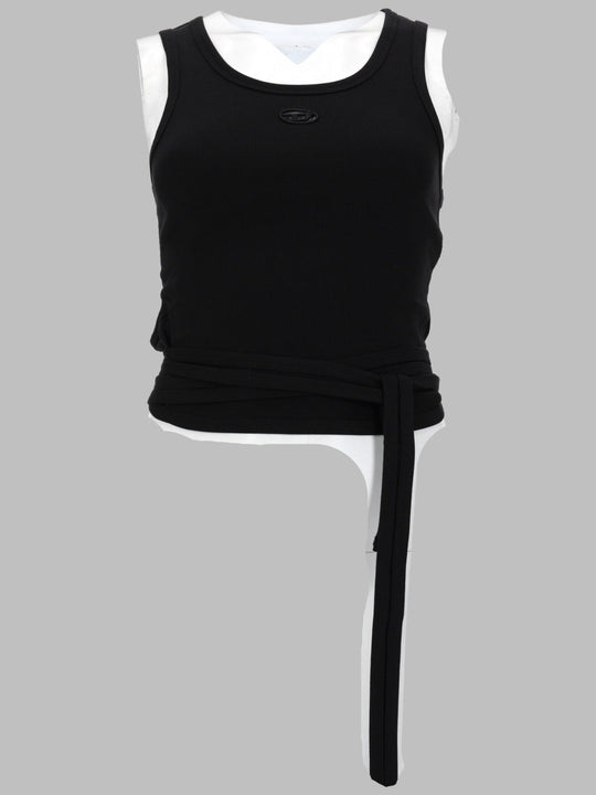 Diesel Crop Top "T-Anky-Tail" Con Lacci