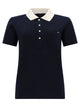 A.p.c. Polo Shirt With Logo And Contrasting Collar