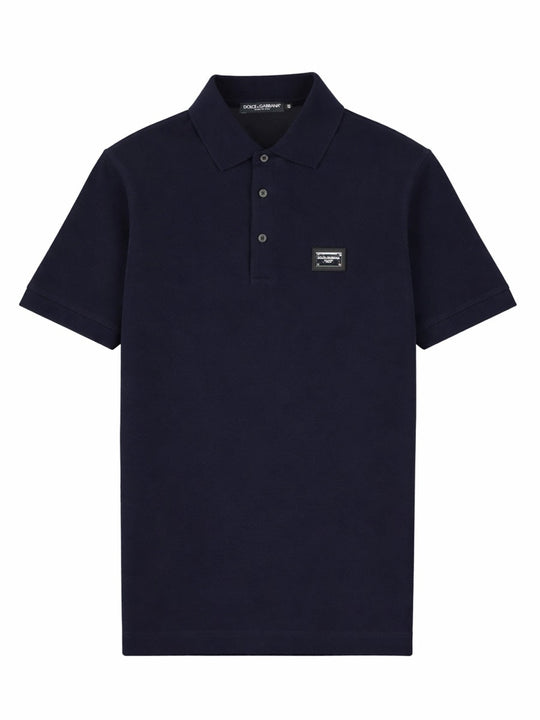 Dolce & Gabbana Polo Con Patch Logo