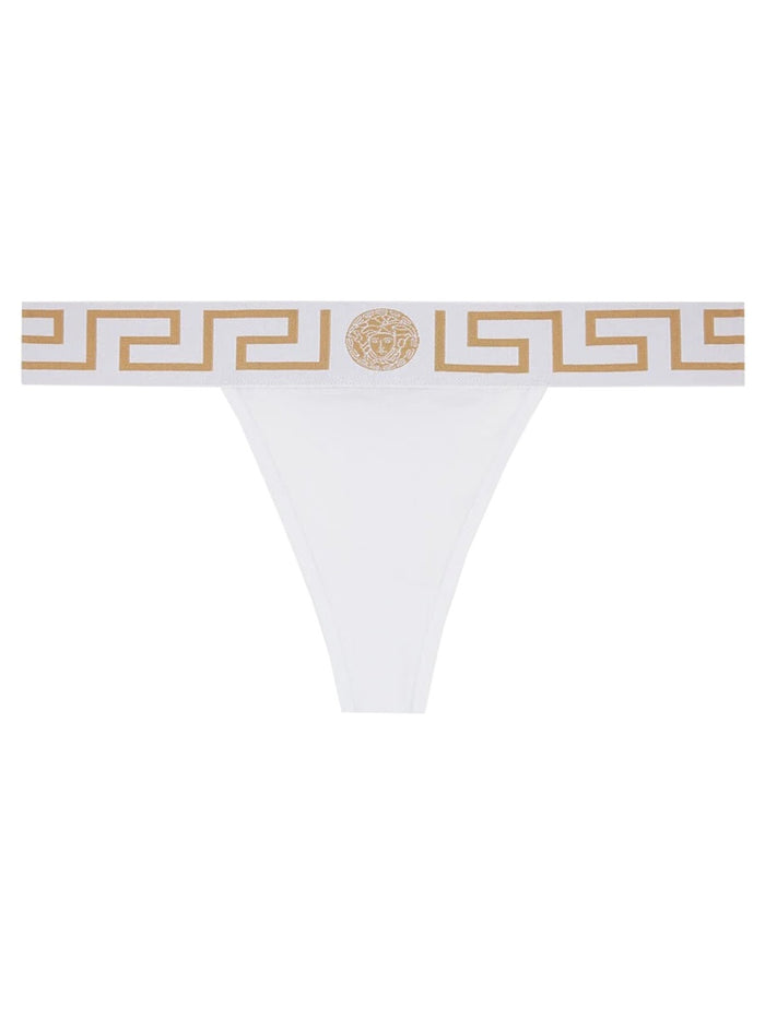 Versace Thong With Greek