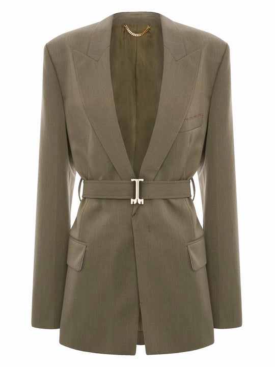 Victoria Beckham Tailored Blazer With Belt
