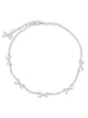 Self-Portrait "Crystal Bow" Necklace