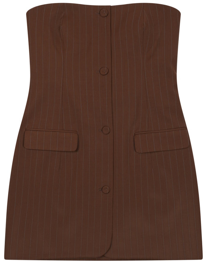 Jean Paul Gaultier Miniabito Sartoriale A Righe